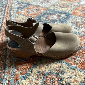 Lotta From Stockholm Handmade Wooden Clogs - Size 39 (US 8.5-9)